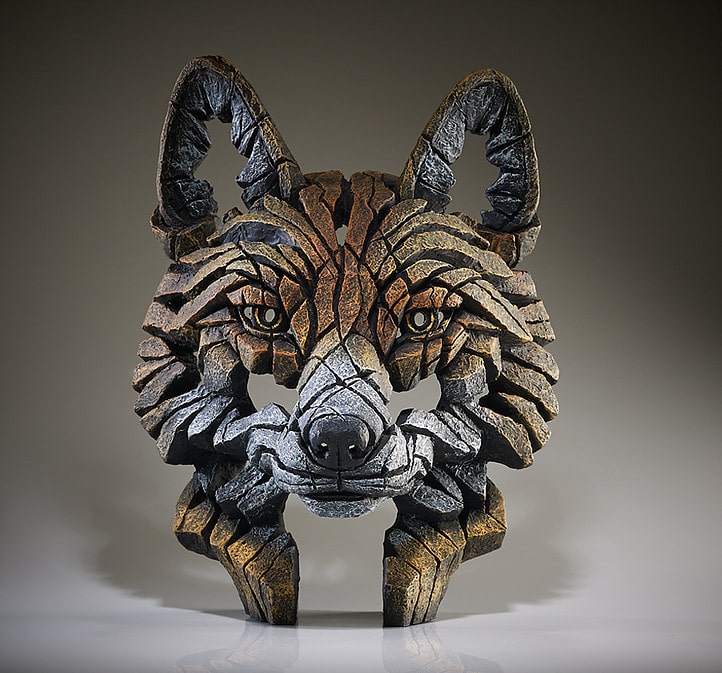 Edge Fox Bust Sculpture