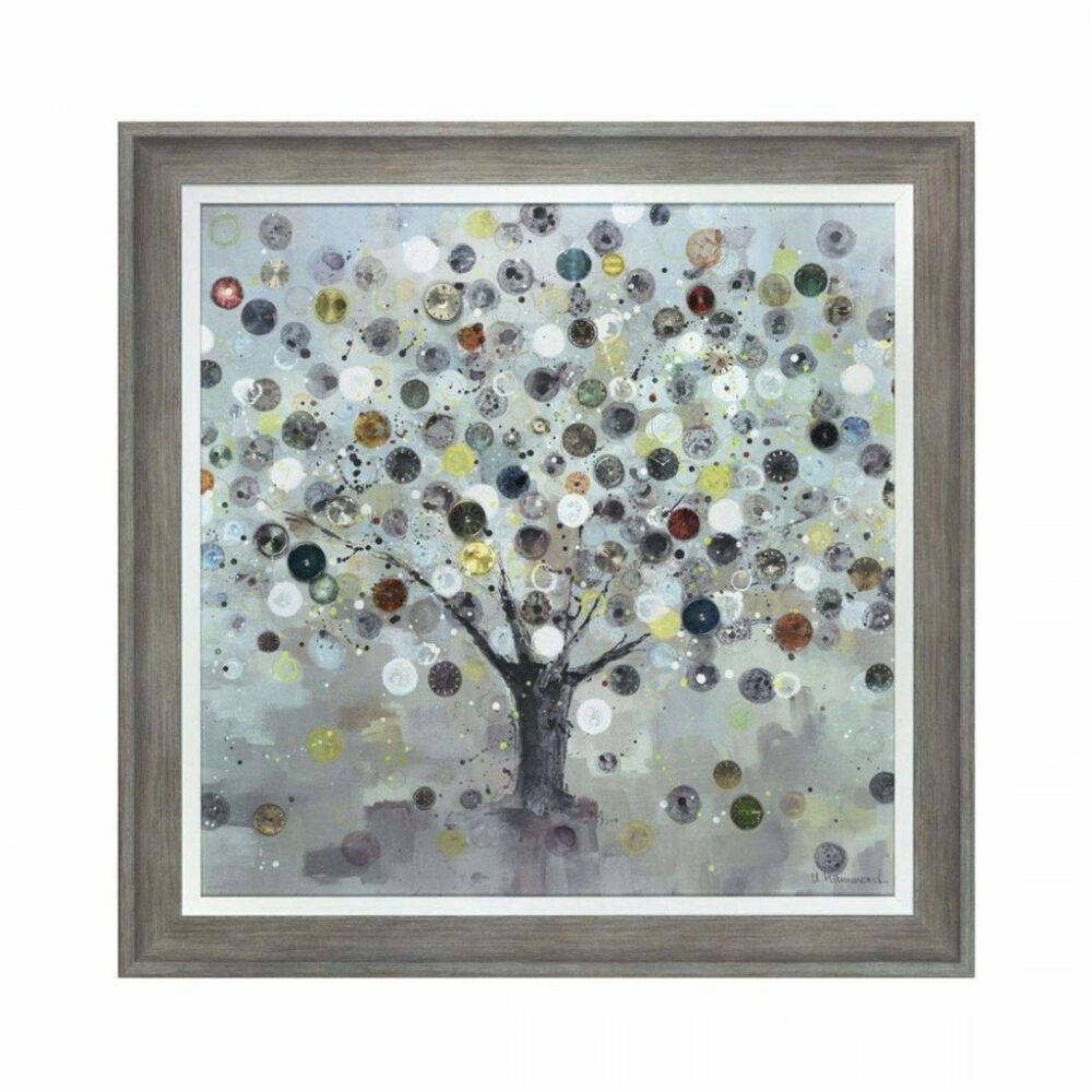 Watch Tree Small Framed Artwork (60cmx60cm)