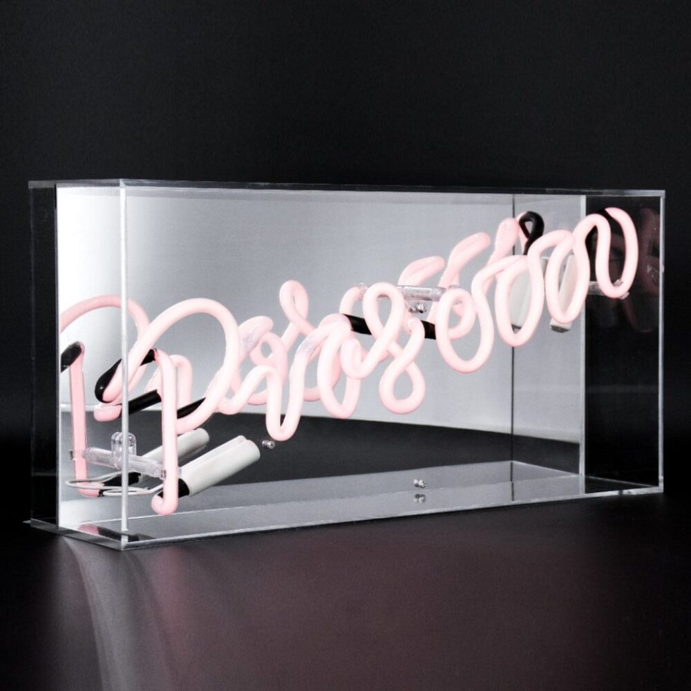 Acrylic Box Neon Sign Prosecco