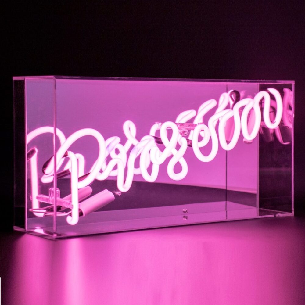 ‘Prosecco’ Acrylic Box Neon
