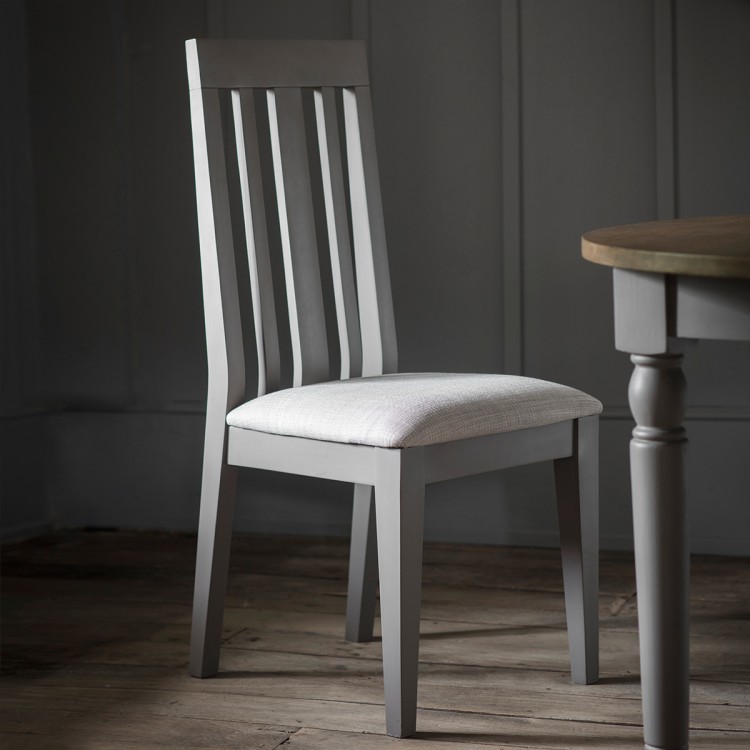 Cooksley Dining Chairs – Grey (2pk) – Free Delivery
