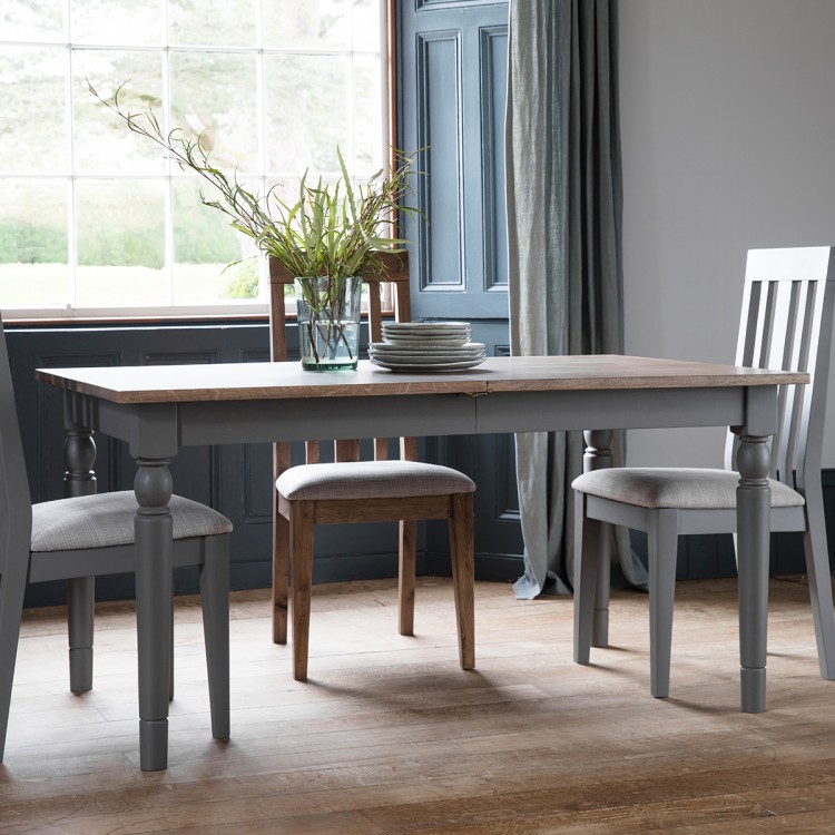 Cooksley Extending Dining Table Grey – Free Delivery
