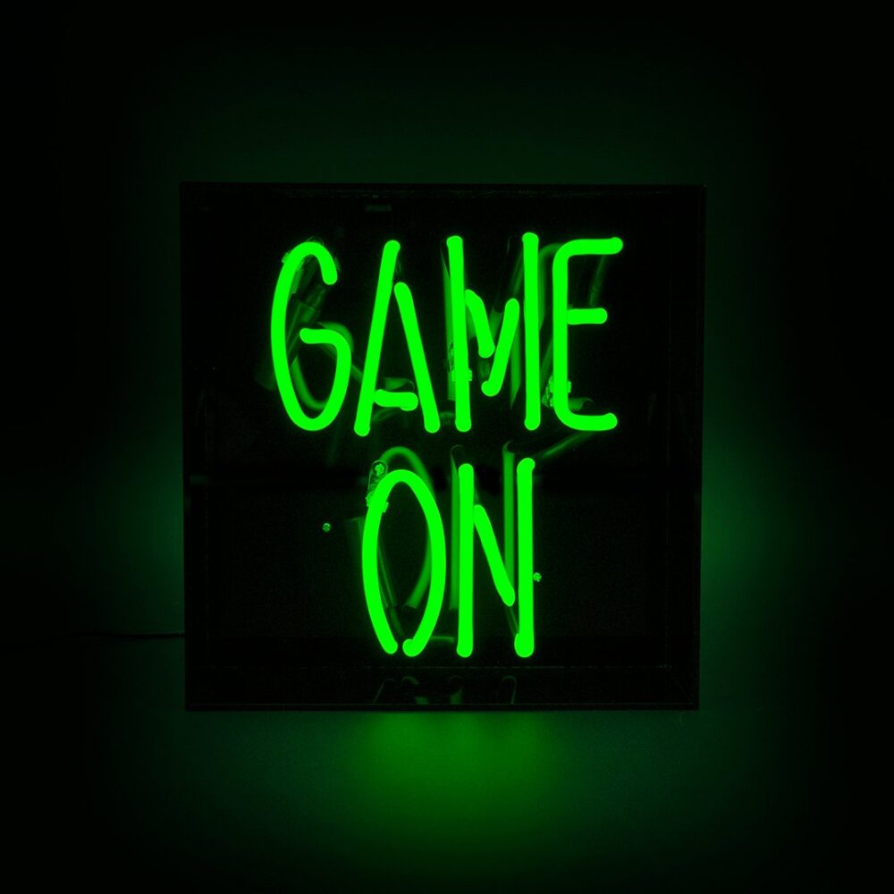 Game On’ Acrylic Box Neon Light