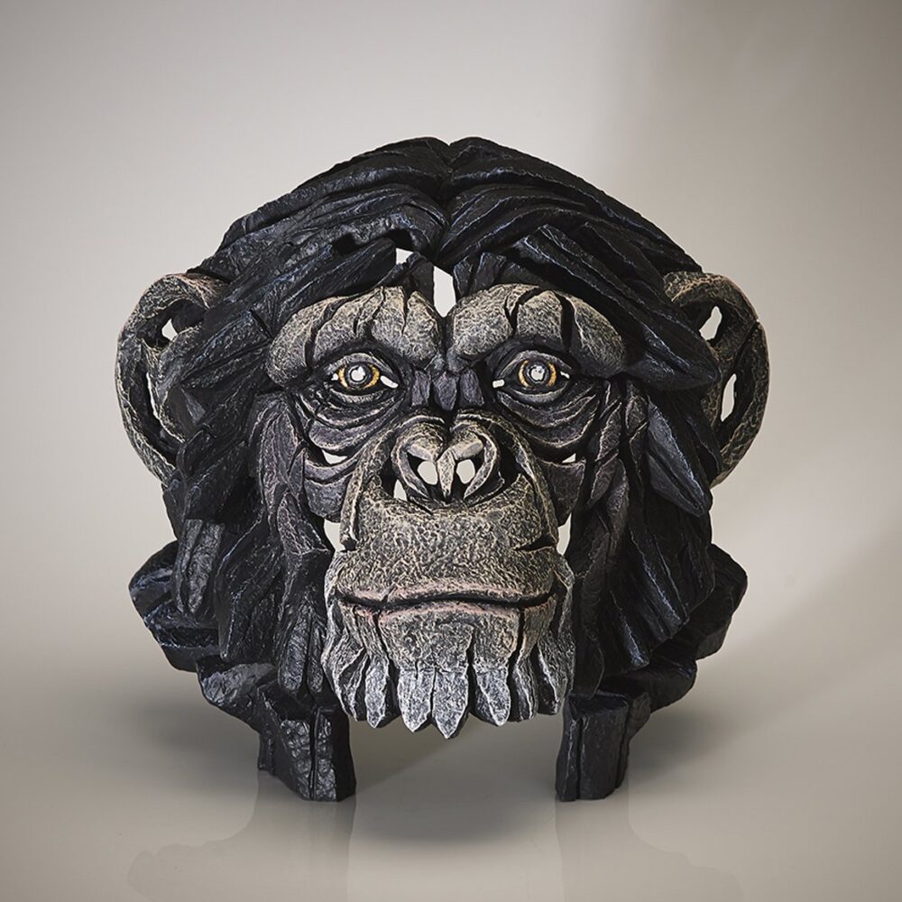 Edge Chimpanzee Bust Sculpture1
