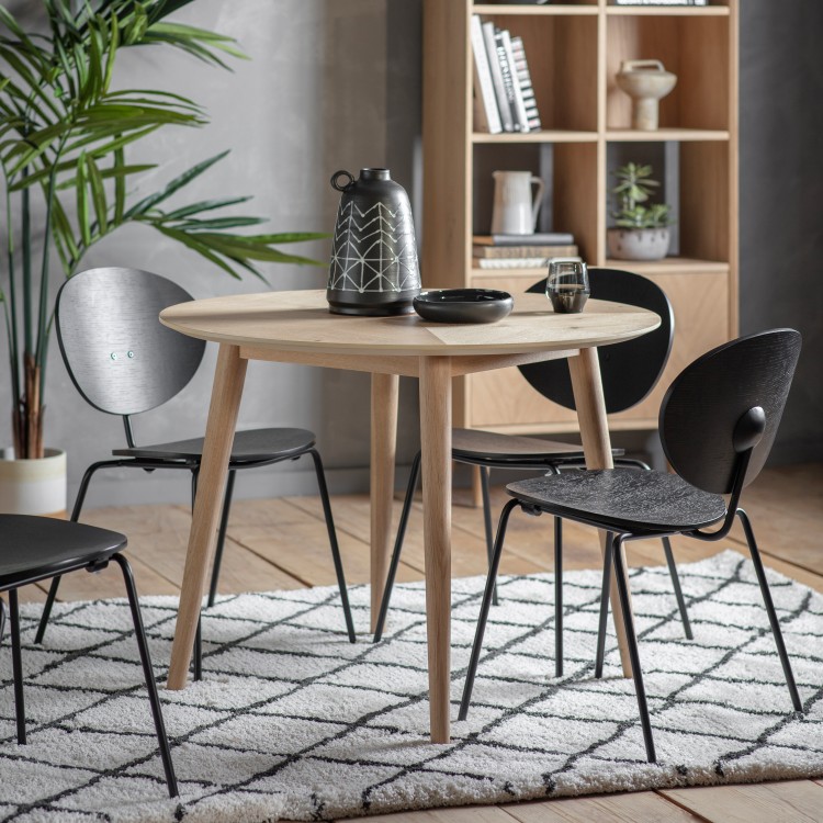 Chevron Round Dining Table Free Delivery