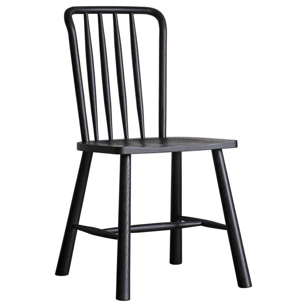 Winchcombe Black Dining Chairs (2pk) - Free Delivery 2