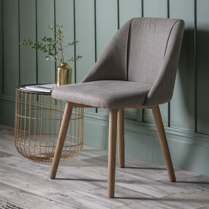 Elliot Dining Chair Slate Grey – Set of two