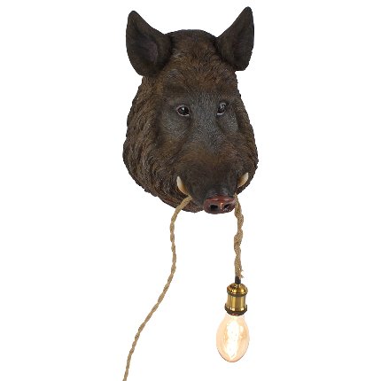 Willy The Wild Boar Wall Lamp 1