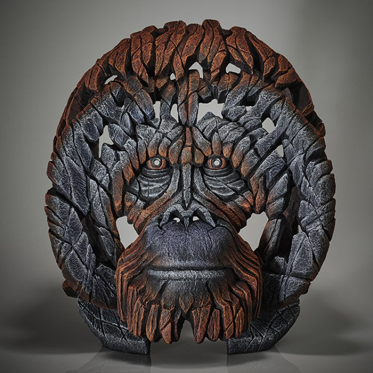 Edge Orangutan Bust Sculpture