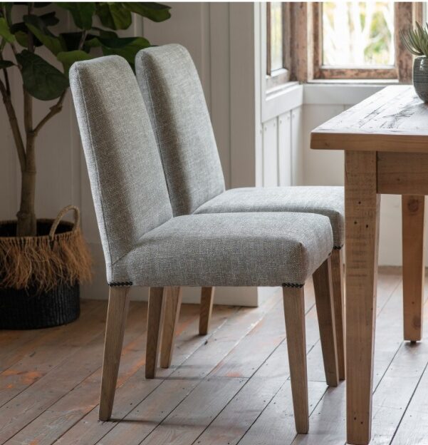 Luxe Dining Chairs Pair – Choose your own fabric