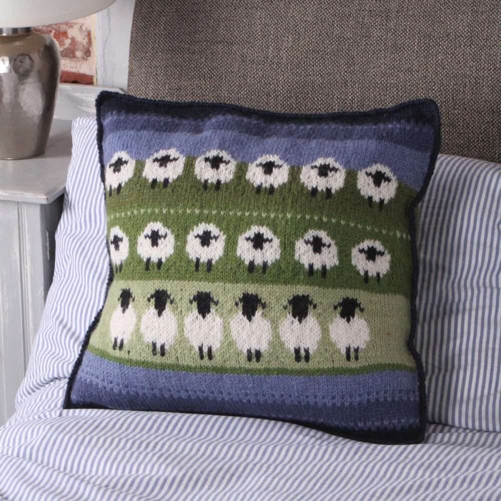 Flock Of Sheep Cushion